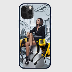 Чехол для iPhone 12 Pro Olga Buzova in the future 2028, цвет: 3D-черный