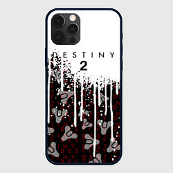 Чехол для iPhone 12 Pro Destiny Подтеки красок, цвет: 3D-черный