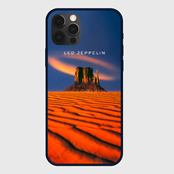 Чехол для iPhone 12 Pro Led Zeppelin коллекционное, цвет: 3D-черный