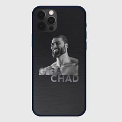 Чехол для iPhone 12 Pro Giga Chad, цвет: 3D-черный