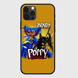 Чехол iPhone 12 Pro POPPY PLAYTIME AND BENDY AND THE INK MACHINE