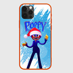 Чехол для iPhone 12 Pro Новогодний Poppy Playtime, цвет: 3D-красный