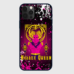 Чехол для iPhone 12 Pro JOJO KILLER QUEEN КОРОЛЕВА УБИЙЦА, цвет: 3D-черный