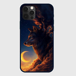 Чехол iPhone 12 Pro Ночной Волк Night Wolf