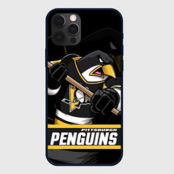 Чехол iPhone 12 Pro Питтсбург Пингвинз, Pittsburgh Penguins