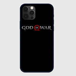 Чехол для iPhone 12 Pro GOD OF WAR LOGO, РУНЫ, цвет: 3D-черный