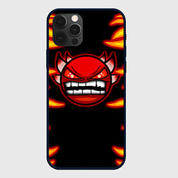 Чехол iPhone 12 Pro Geometry Dash: Smiley Demon