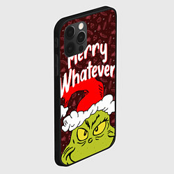 Чехол для iPhone 12 Pro ГРИНЧ GRINCH WHATEVER, цвет: 3D-черный — фото 2