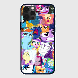 Чехол iPhone 12 Pro My Little Pony Персонажи