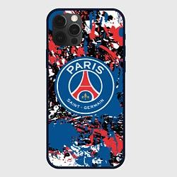 Чехол для iPhone 12 Pro PSG БРЫЗГИ КРАСОК СПОРТ, цвет: 3D-черный