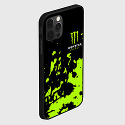 Чехол для iPhone 12 Pro Monster Energy green, цвет: 3D-черный — фото 2