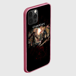 Чехол для iPhone 12 Pro Code Vein - Вампиры, цвет: 3D-малиновый — фото 2
