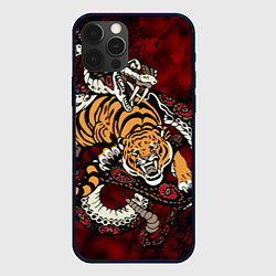 Чехол iPhone 12 Pro Тигр со Змеёй 2022