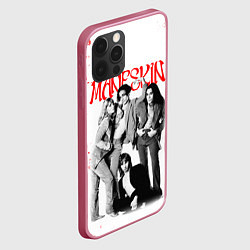 Чехол для iPhone 12 Pro MANESKIN POSTER СОСТАВ ГРУППЫ, цвет: 3D-малиновый — фото 2