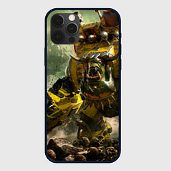 Чехол для iPhone 12 Pro Орки в битве, цвет: 3D-черный