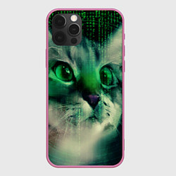 Чехол iPhone 12 Pro Cat in The Digital World