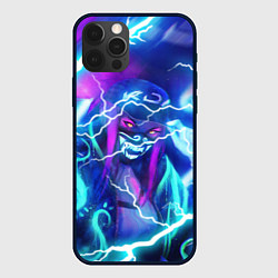 Чехол iPhone 12 Pro KDA FLASHLIGHT NEON КДА В МАСКЕ LEAGUE OF LEGENDS