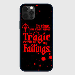 Чехол iPhone 12 Pro DARKEST DUNGEON RED, БРЫЗГИ КРОВИ