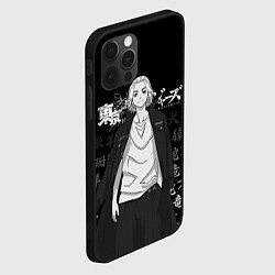 Чехол для iPhone 12 Pro MICKEY TOKYO REVENGERS ЧЁРНО БЕЛЫЙ, цвет: 3D-черный — фото 2