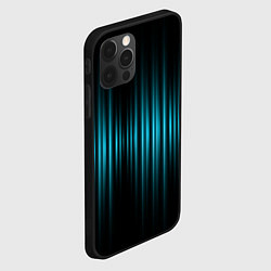 Чехол для iPhone 12 Pro Неоновые флуктуации, цвет: 3D-черный — фото 2