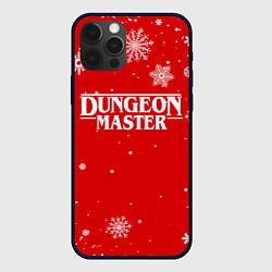 Чехол для iPhone 12 Pro ГАЧИМУЧИ DUNGEON MASTER НОВОГОДНИЙ, цвет: 3D-черный