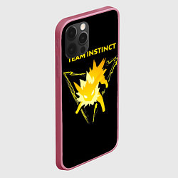 Чехол для iPhone 12 Pro Team Instinct - Pokemon GO, цвет: 3D-малиновый — фото 2