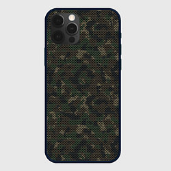 Чехол iPhone 12 Pro Камуфляж: лесной