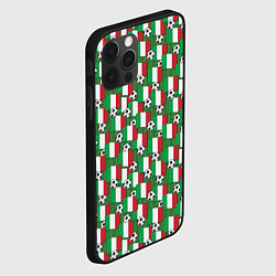 Чехол для iPhone 12 Pro Италия футбол, цвет: 3D-черный — фото 2