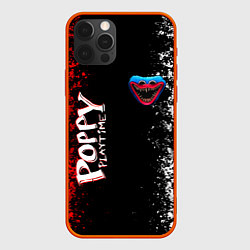 Чехол iPhone 12 Pro Poppy Playtime - Брызги и капли красок