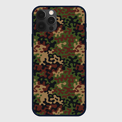 Чехол iPhone 12 Pro Военный Камуфляж Military