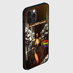Чехол для iPhone 12 Pro ПИНК ФЛОЙД PINK FLOYD, цвет: 3D-черный — фото 2