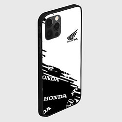 Чехол для iPhone 12 Pro Honda sport pattern, цвет: 3D-черный — фото 2