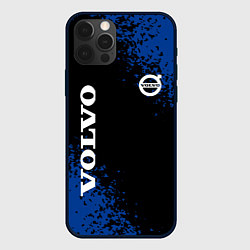 Чехол для iPhone 12 Pro Volvo брызги, цвет: 3D-черный