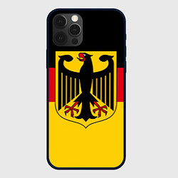 Чехол для iPhone 12 Pro Германия - Germany, цвет: 3D-черный