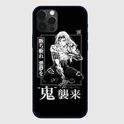 Чехол iPhone 12 Pro Музан Кибуцуджи - Muzan Kibutsuji