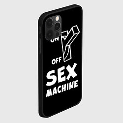 Чехол для iPhone 12 Pro SEX MACHINE Секс Машина, цвет: 3D-черный — фото 2