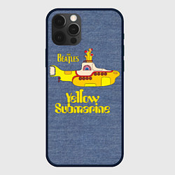 Чехол iPhone 12 Pro On a Yellow Submarine 3D