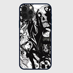 Чехол для iPhone 12 Pro Terrifying chaos, цвет: 3D-черный