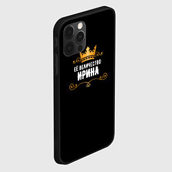 Чехол для iPhone 12 Pro Её величество Ирина!, цвет: 3D-черный — фото 2