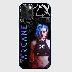 Чехол для iPhone 12 Pro JINX ARCANE, цвет: 3D-черный