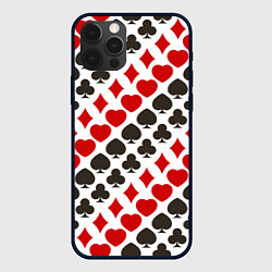 Чехол iPhone 12 Pro Карточные Масти Card Suits