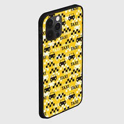 Чехол для iPhone 12 Pro Такси Taxi, цвет: 3D-черный — фото 2