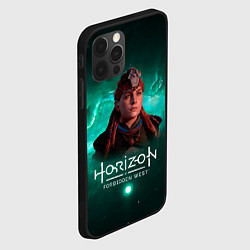 Чехол для iPhone 12 Pro Aloy - Элой Horizon Forbidden West, цвет: 3D-черный — фото 2