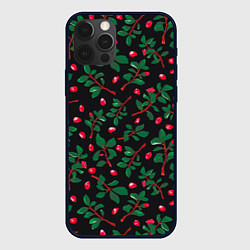 Чехол для iPhone 12 Pro Лепетски и листья, цвет: 3D-черный