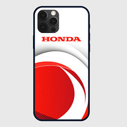 Чехол для iPhone 12 Pro Хонда HONDA, цвет: 3D-черный