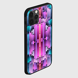 Чехол для iPhone 12 Pro Калейдоскоп абстракции, цвет: 3D-черный — фото 2