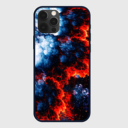 Чехол iPhone 12 Pro 3D ЯДЕРНЫЙ КОСМИЧЕСКИЙ ВЗРЫВ ОГОНЬ