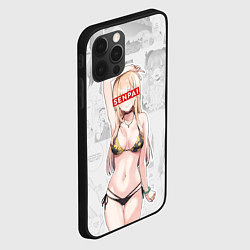 Чехол для iPhone 12 Pro Senpai Kitagawa Manga, цвет: 3D-черный — фото 2