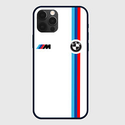 Чехол iPhone 12 Pro БМВ 3 STRIPE BMW WHITE