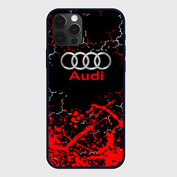 Чехол iPhone 12 Pro AUDI АУДИ брызги